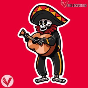 Mariachi Band Dia de los Muertos Jersey - Vesles2014S 5