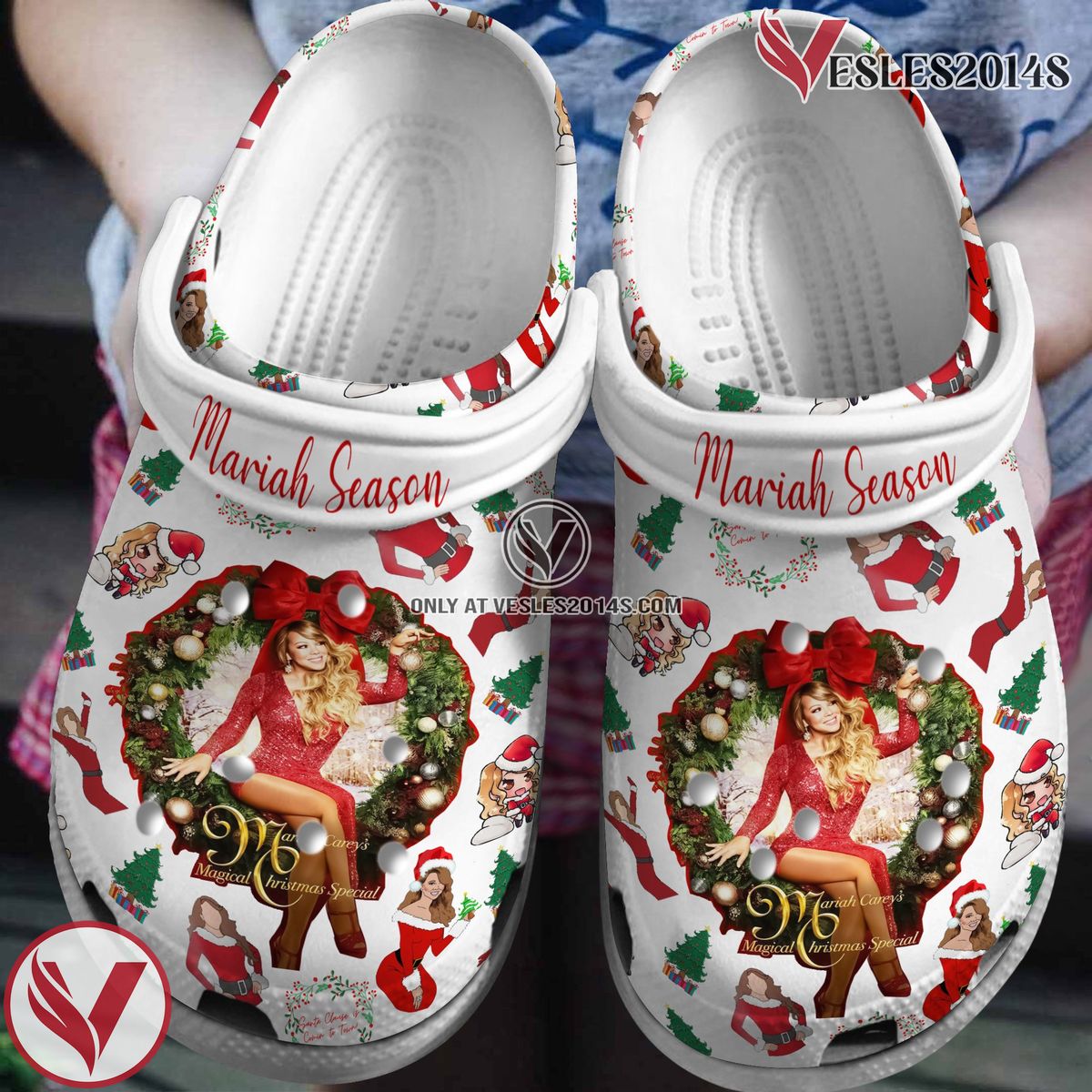 Mariah Carey Music Crocs Crocband Clogs Shoes, Unique Gifts For Fans Style 1 - Vesles2014S