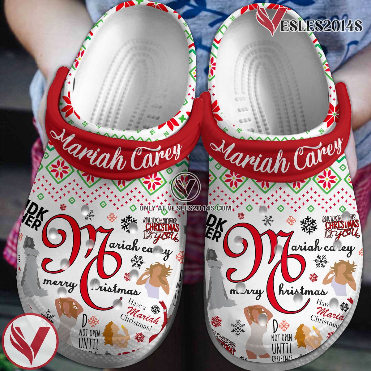 Mariah Carey Music Crocs Crocband Clogs Shoes, Unique Gifts For Fans Style 4 - Vesles2014S