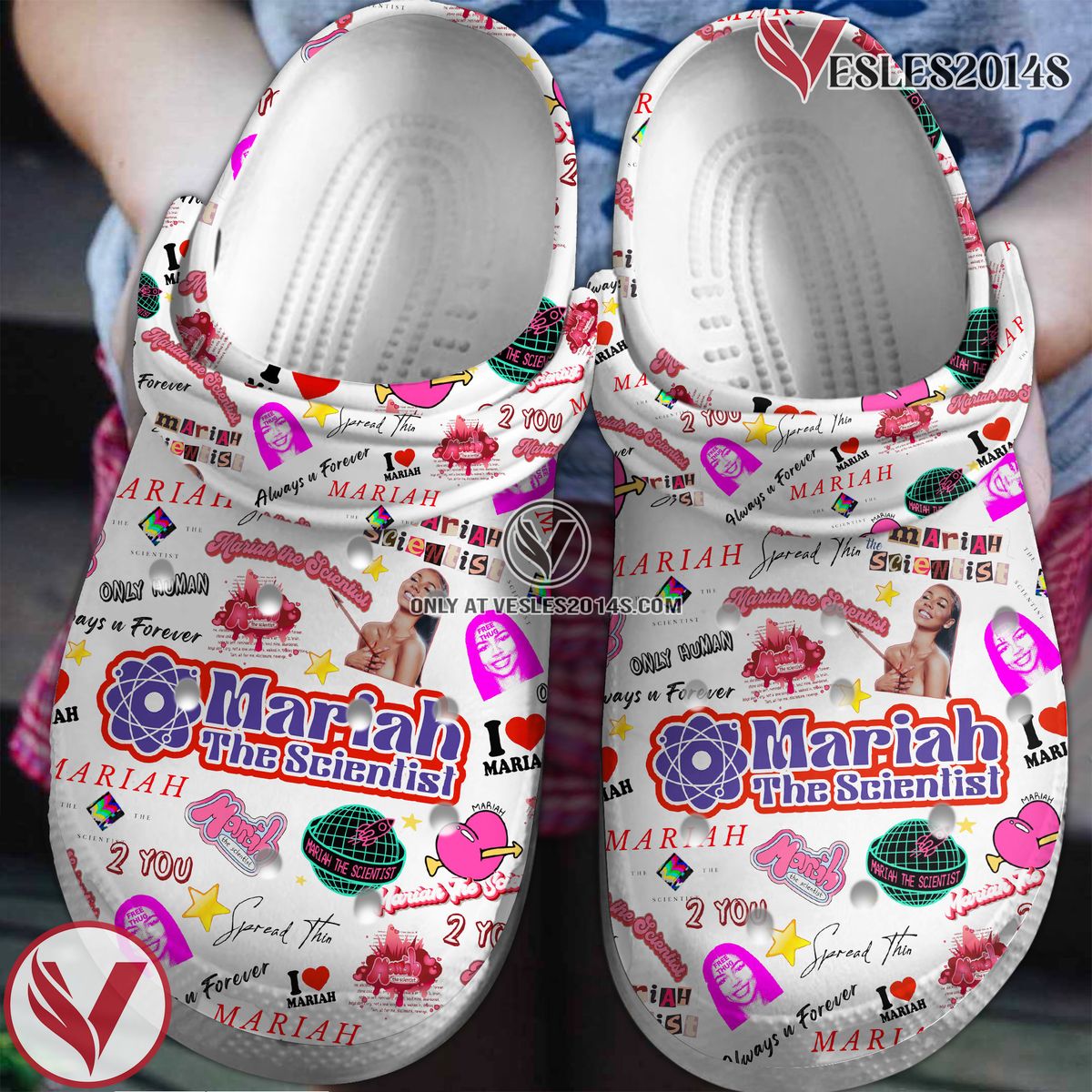Mariah Carey Music Crocs Crocband Clogs Shoes, Unique Gifts For Fans Style 6 - Vesles2014S