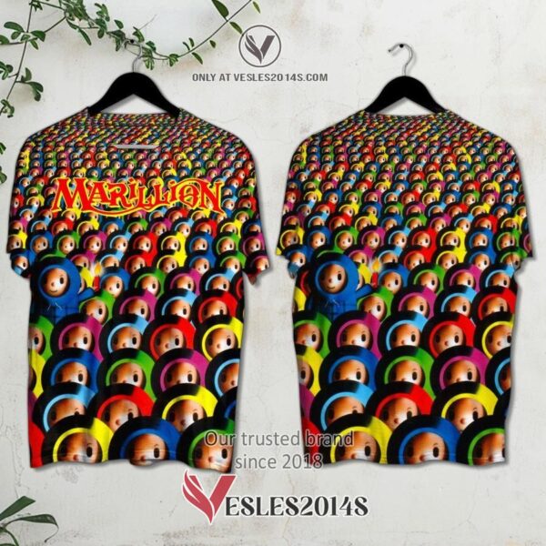 Marillion Album 3D Shirt, Unique Gifts For Music Lovers - Vesles2014S