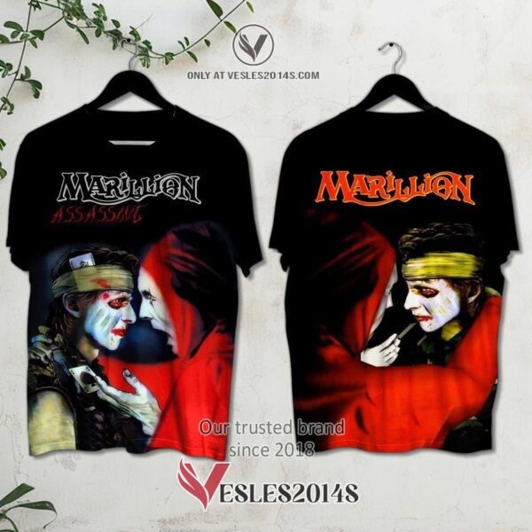 Marillion-Assassing Album 3D Shirt, Unique Gifts For Music Lovers - Vesles2014S