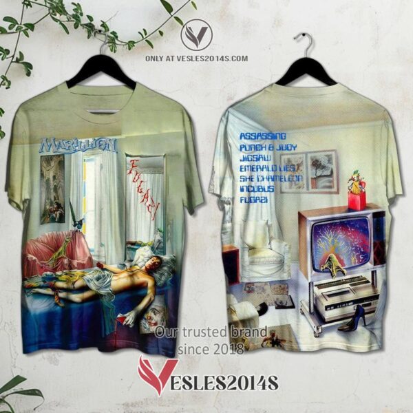 Marillion Fugazi Album 3D Shirt, Unique Gifts For Music Lovers - Vesles2014S