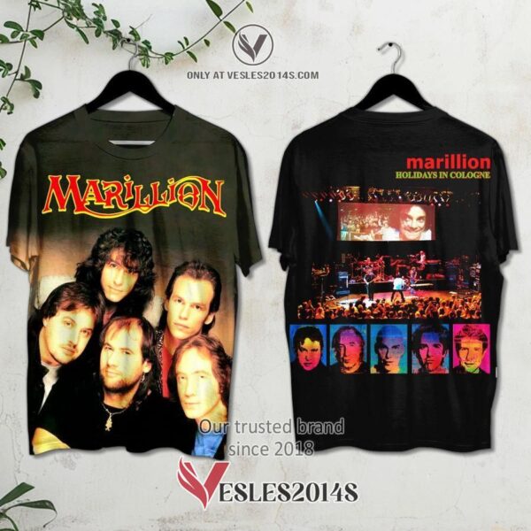 Marillion-Holidays in Eden Album 3D Shirt, Unique Gifts For Music Lovers - Vesles2014S