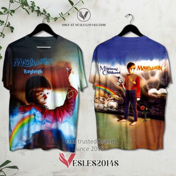 Marillion-Misplaced Childhood, Album 3D Shirt, Unique Gifts For Music Lovers - Vesles2014S