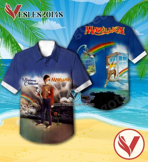 Marillion Misplaced Childhood Album Cover Hawaiian Shirt, Unique Gifts For Music Lovers - Vesles2014S