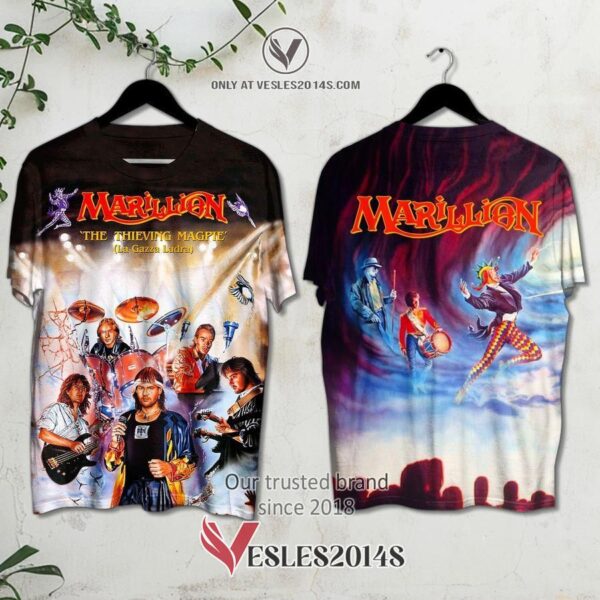 Marillion-The Thieving Magpie Album 3D Shirt, Unique Gifts For Music Lovers - Vesles2014S