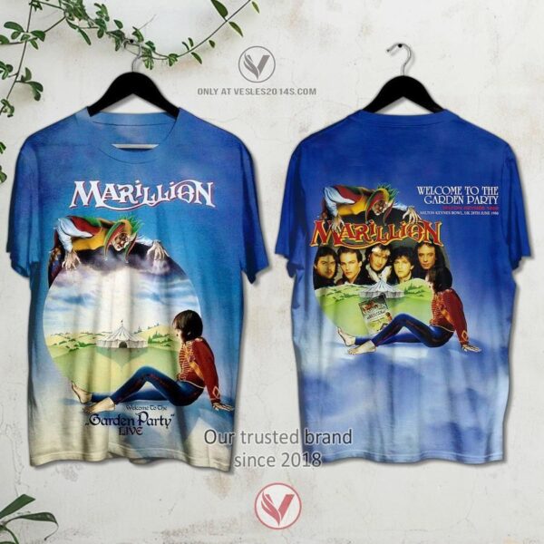 Marillion Welcome To The Garden Party Album 3D Shirt – LIMITED EDITION