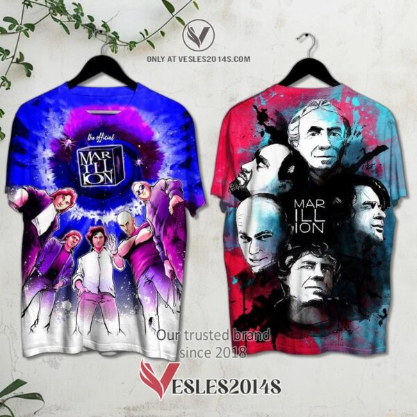 Marillion he Official Album 3D Shirt, Unique Gifts For Music Lovers - Vesles2014S
