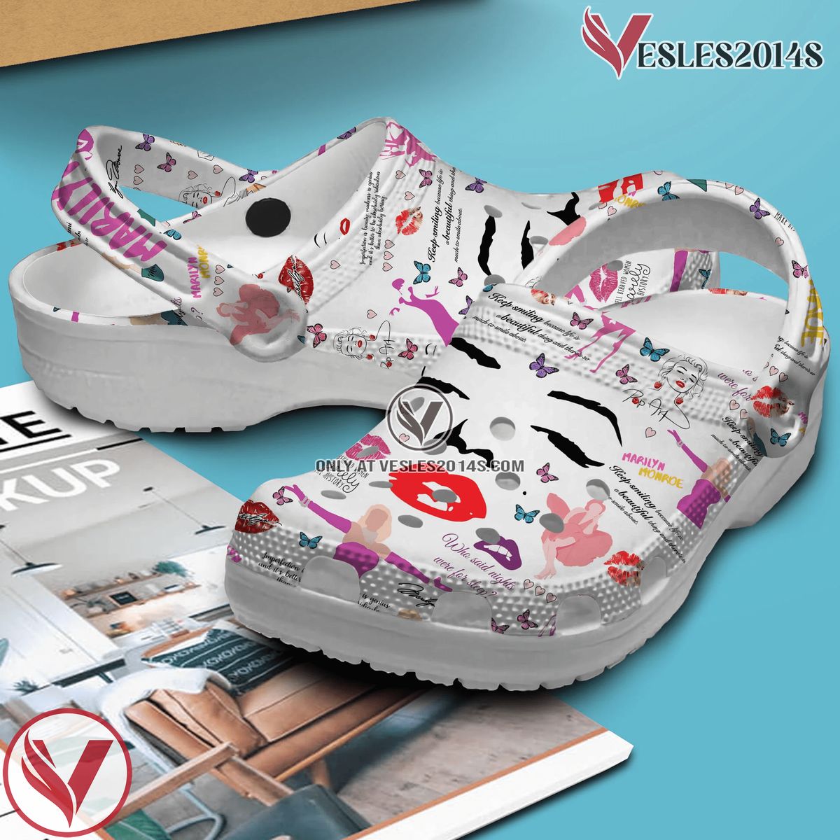 Marilyn Manson Music Crocs Crocband Clogs Shoes, Unique Gifts For Fans - Vesles2014S 3