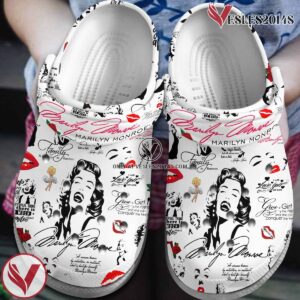 Marilyn Monroe Actress Movie Crocs Crocband Clogs Shoes Comfortable For Men Women and Kids - Vesles2014S