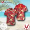 Marine Corps Hawaiian Graphic Print Short Sleeve Hawaiian Casual Shirt Vesles2014S