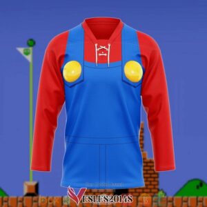 Mario Hockey Jersey Shirt, Trending Gifts For Fans - Vesles2014s 3