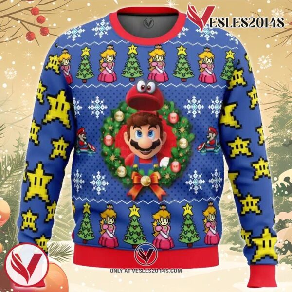 Mario Kart Ugly Christmas Sweater, Unique Christmas Gift For Fans - Vesles2014S