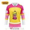 Mario Princess Peach Sports Personalized Hockey Jersey, Trending Gifts For Fans - Vesles2014s