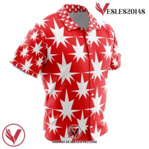 Marleyan Army Attack on Titan Hawaiian Button Up Shirt, Perfect Gifts For Anime Lovers - Vesles2014S 1