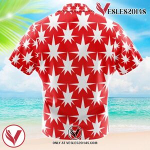 Marleyan Army Attack on Titan Hawaiian Button Up Shirt, Perfect Gifts For Anime Lovers - Vesles2014S 2