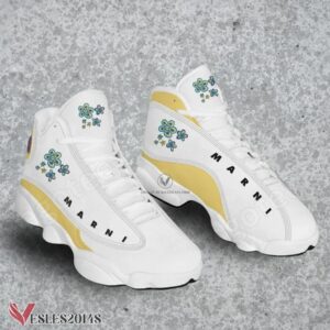 Marni Logo Air Jordan 13 Shoes, Best Sneaker Gifts For Fans - Vesles2014s