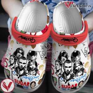 Maroon 5 Music Crocs Crocband Clogs Shoes, Unique Gifts For Fans Style 3 - Vesles2014S
