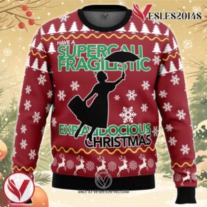 Marry Poppins Ugly Christmas Sweater, Unique Christmas Gift For Fans - Vesles2014S