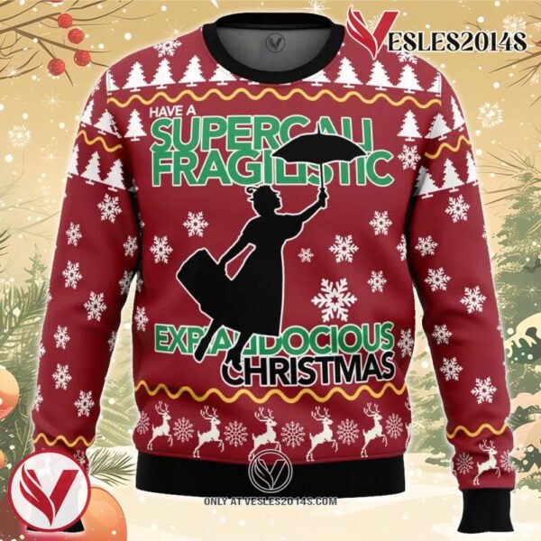 Marry Poppins Ugly Christmas Sweater, Unique Christmas Gift For Fans - Vesles2014S