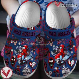 Marvel Spider-Man Miles Morales Game Movie Crocs Crocband Clogs Shoes Comfortable For Men Women and Kids Style 2 - Vesles2014S
