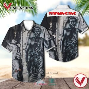 Marvin Gaye Here, My Dear Album Hawaiian Shirt, Best Gift For Music Lovers Vesles2014S