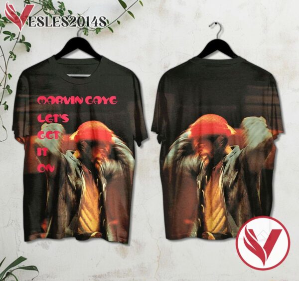 Marvin Gaye Let's Get It On Album Cover Shirt, Perfect Gifts For Music Lovers - Vesles2014S