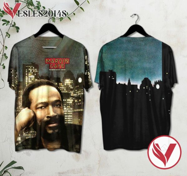 Marvin Gaye Midnight Love Album Cover Shirt, Perfect Gifts For Music Lovers - Vesles2014S