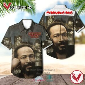 Marvin Gaye Midnight Love Album Hawaiian Shirt, Best Gift For Music Lovers Vesles2014S