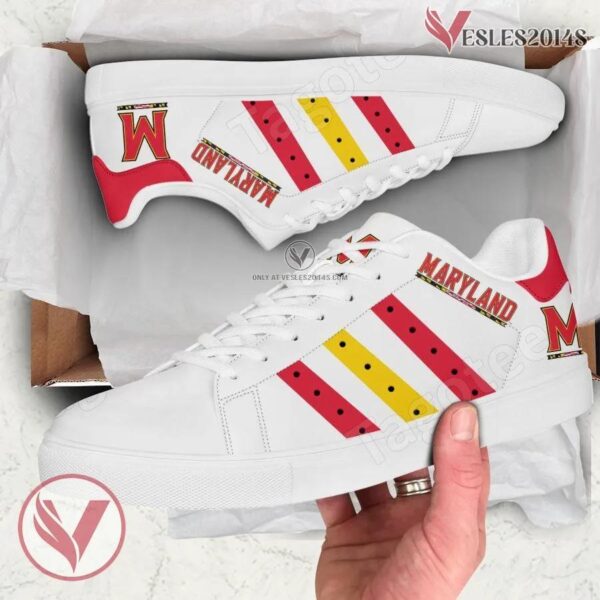 Maryland Terrapins Print Stan Smith Shoes, Best Sneaker For Fans - Vesles2014s