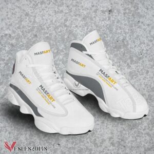 Massachusetts College of Art and Design Logo Air Jordan 13 Shoes, Best Sneaker Gifts For Fans - Vesles2014s