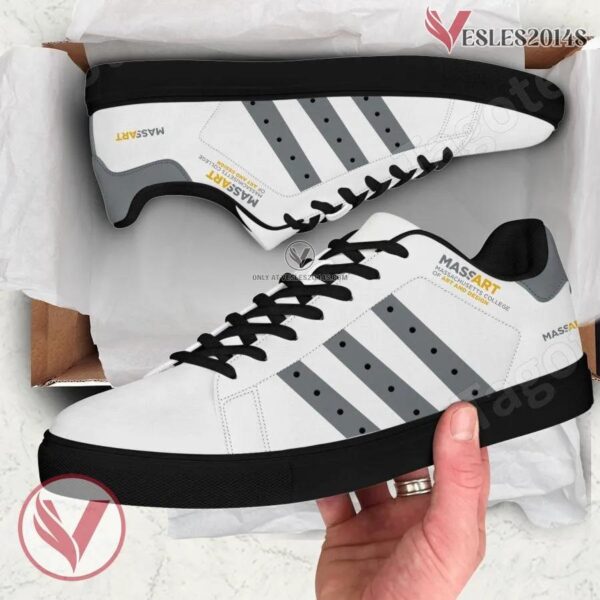 Massachusetts College of Art and Design Logo Stan Smith Shoes For Men And Womens - Vesles2014s 1