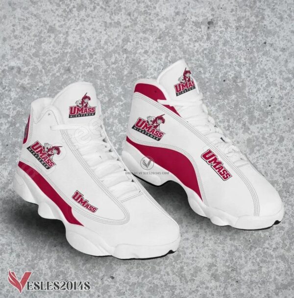 Massachusetts NCAA Logo Air Jordan 13 Shoes, Best Sneaker Gifts For Fans - Vesles2014s