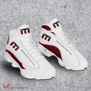 Massachusetts School of Law Logo Air Jordan 13 Shoes, Best Sneaker Gifts For Fans - Vesles2014s