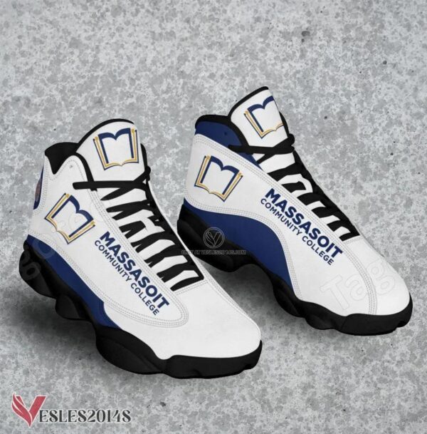 Massasoit Community College Logo Air Jordan 13 Shoes, Best Sneaker Gifts For Fans - Vesles2014s 1