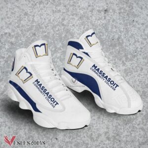 Massasoit Community College Logo Air Jordan 13 Shoes, Best Sneaker Gifts For Fans - Vesles2014s