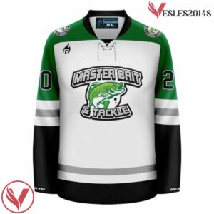 Master Bait & Tackle Funny Hockey Jersey - Vesles2014S 2