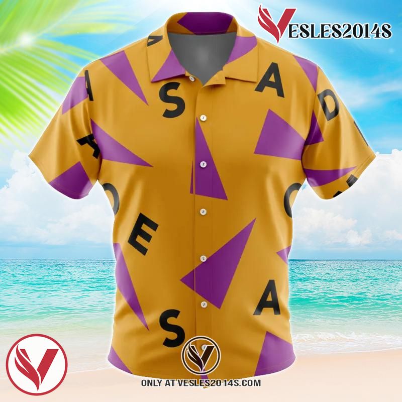 Master Roshi Dragon Ball Z Hawaiian Button Up Shirt, Perfect Gifts For Anime Lovers - Vesles2014S