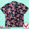 Master Roshi Flower Black Hawaiian Shirt, Unique Gifts For Friends - Vesles2014S 1