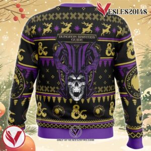Master’s Guide Dungeons and Dragons Ugly Christmas Sweater, Unique Christmas Gift For Fans - Vesles2014S 1