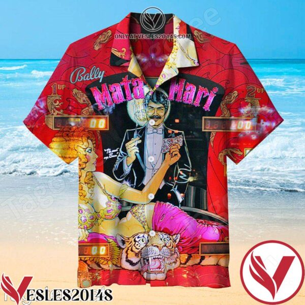 Mata Hari Pinball Hawaiian Shirt, Unique Gifts For Friends - Vesles2014S 1