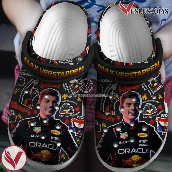 Max Verstappen Crocs Crocband Clogs Shoes Comfortable For Men Women and Kids Style 1, Unique Gift From  Vesles2014S
