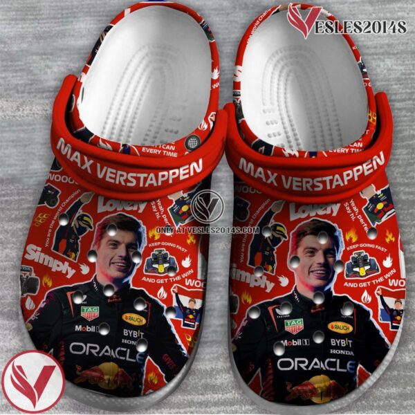 Max Verstappen Crocs Crocband Clogs Shoes Comfortable For Men Women and Kids Style 2, Unique Gift From  Vesles2014S 2