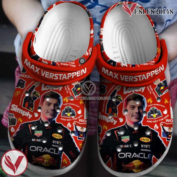 Max Verstappen Crocs Crocband Clogs Shoes Comfortable For Men Women and Kids Style 2, Unique Gift From  Vesles2014S