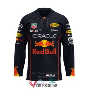 Max Verstappen Oracle Red Bull Hockey Jersey, Trending Gifts For Fans - Vesles2014s 1
