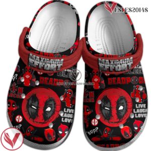 Maximum Effort Deadpool Movie Crocs Crocband Clogs Shoes Comfortable For Men Women and Kids - Vesles2014S 2