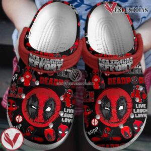 Maximum Effort Deadpool Movie Crocs Crocband Clogs Shoes Comfortable For Men Women and Kids - Vesles2014S