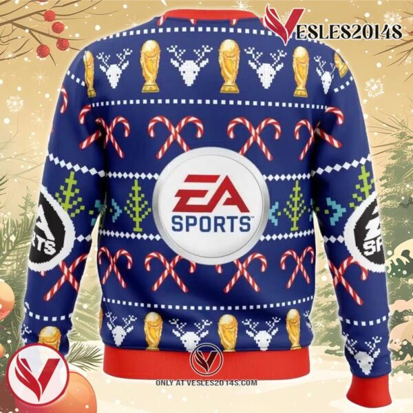 Mbappe EA Sports FIFA Ugly Christmas Sweater, Unique Christmas Gift For Fans - Vesles2014S 1