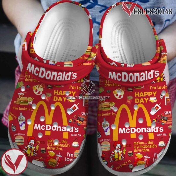 McDonald Crocs Crocband Clogs Shoes Comfortable For Men Women and Kids IF5, Unique Gift From  Vesles2014S